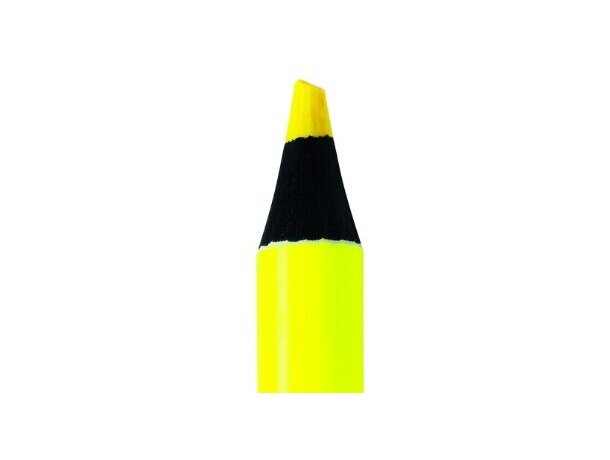 Lápiz fluorescente con punta negra personalizado