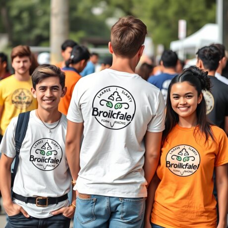 Camisetas para peñas baratas para publicidad