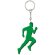 Llaveros originales de aluminio anodizado Running Verde