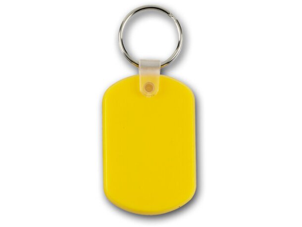 Llaveros originales con forma ovalada pvc variados colores