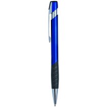 Bolígrafo de plástico metalizado personalizado azul Bolígrafo de plástico metalizado personalizado azul