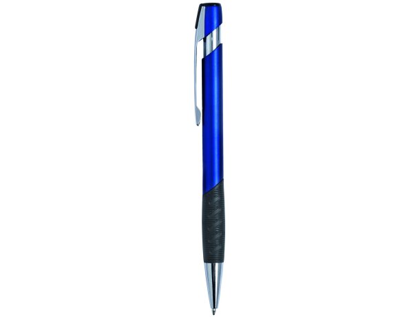 Bolígrafo de plástico metalizado personalizado azul Bolígrafo de plástico metalizado personalizado azul