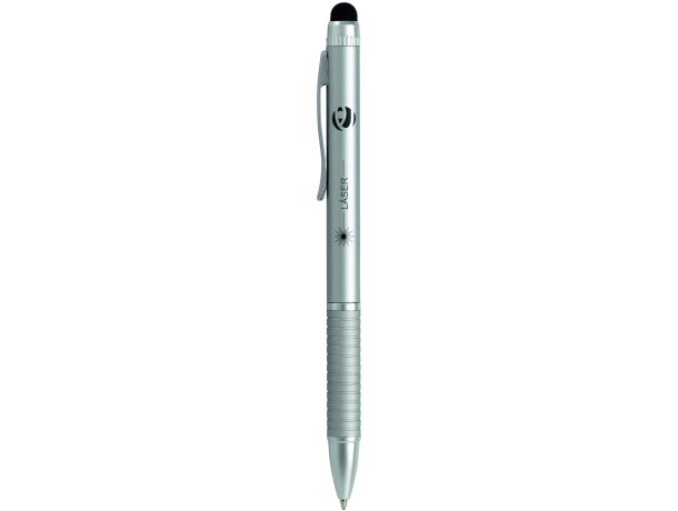 Bolígrafo puntero de aluminio con varias tintas