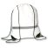 Mochila saco poliéster 190D con cinta reflectante Negro