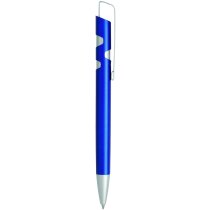 Bolígrafo de aluminio con diseño moderno personalizado azul Bolígrafo de aluminio con diseño moderno personalizado azul