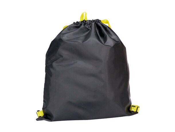 Bolsa cuerdas personalizada poliéster 210D lazos anchos 44 x 51