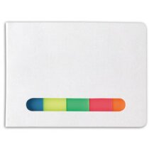 Distribuidor de notas adhesivas plástico abs de colores con ventana