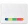 Distribuidor de notas adhesivas plástico abs de colores con ventana