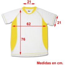Camiseta deportiva unisex de poliéster 145 g/m2 Arabia