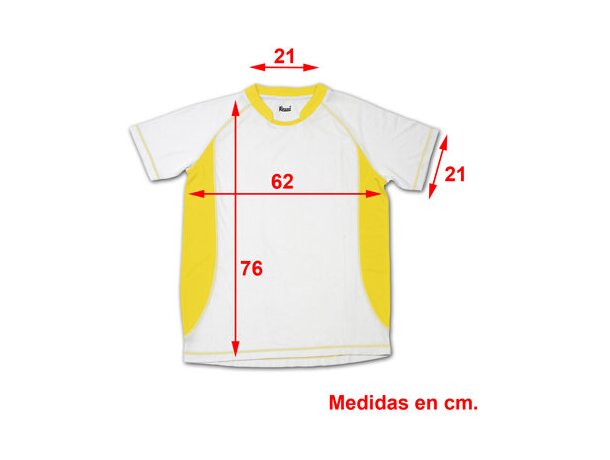 Camiseta técnica unisex poliéster 145 g/m2