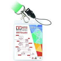 Identificador para lanyard de 11,5x12,6 Mm. personalizado Identificador para lanyard de 11,5x12,6 Mm. personalizado