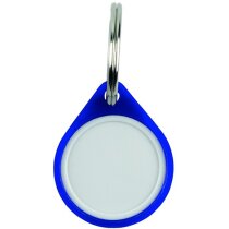 Llavero carro colores con logo azul Llavero carro colores con logo azul