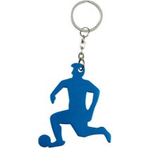 Llavero abridor promocional de aluminio en variados colores Football