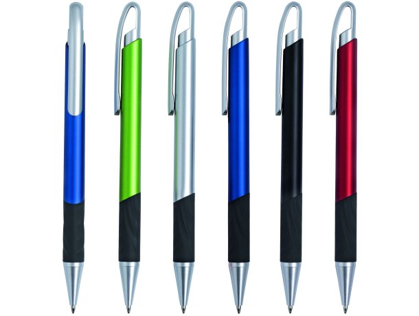 Bolígrafo con clip curvado personalizado