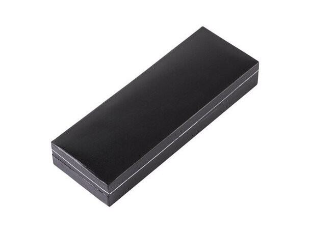 Estuche Loyal negro con tapa y cierre protector