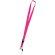 Lanyards poliéster cierre de seguridad de cuello Fucsia