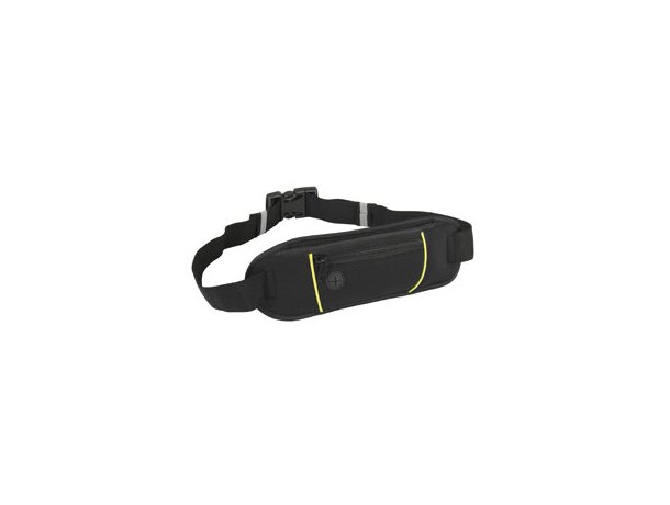 Riñonera Zinto neopreno negro ajustable running