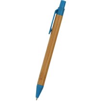 Bolígrafo retráctil bambú caña trigo escritura