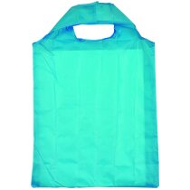 Bolsa plegable de poliéster azul claro Bolsa plegable de poliéster azul claro