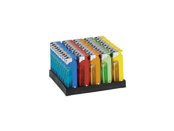 Mechero recargable con luz colores surtidos personalizado Mechero recargable con luz colores surtidos personalizado