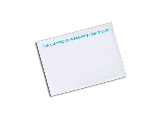 Toallita higienizante Kimet personalizable sobres