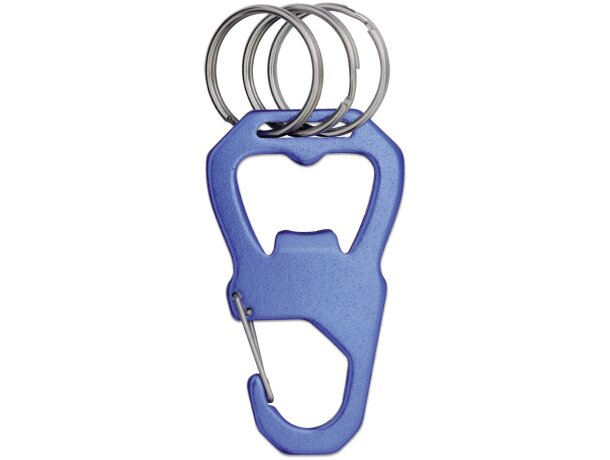 Abridor Koop aluminio con mosquetón tres colores