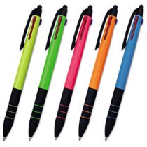 Bolígrafo plástico personalizado surtido económico Trikof 15.2cm