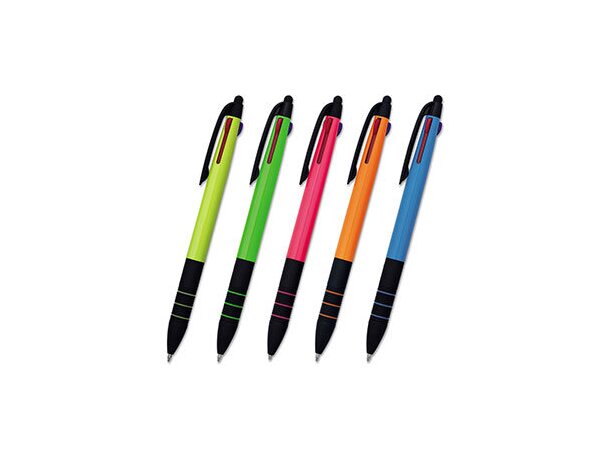 Boli con nombre plástico variados colores tinta