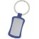 Llavero met&aacute;lico con bordes de color de pl&aacute;stico NEO