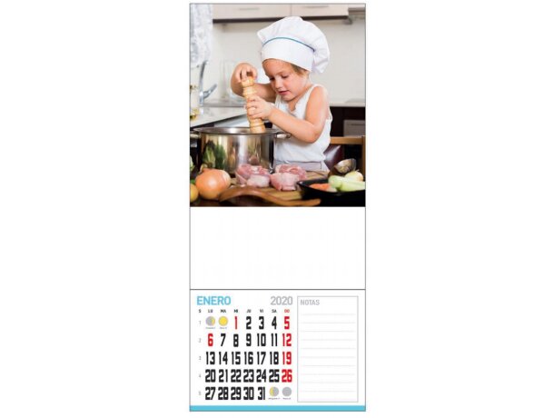 Calendarios De Cocina Con Block Personalizados