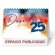 Calendario sobremesa con logo papel brillo detalle 1