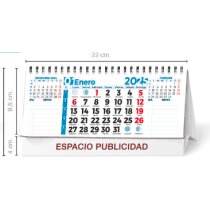 Calendarios sobremesas publicitarios de porta notas