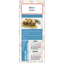 Calendario con iman personalizados con consejos de cocina papel