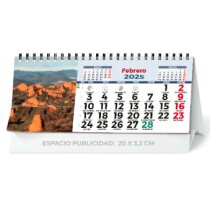Calendarios sobremesas personalizados motivo paisajes