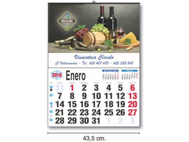 Calendarios Cartela Personalizados Con Foto baratos personalizado