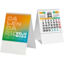 Calendario de mesa con 13 hojas