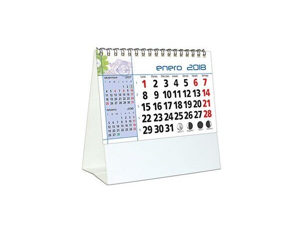 fe Competitivo Incomparable Calendario pequeño de sobremesa 14 hojas