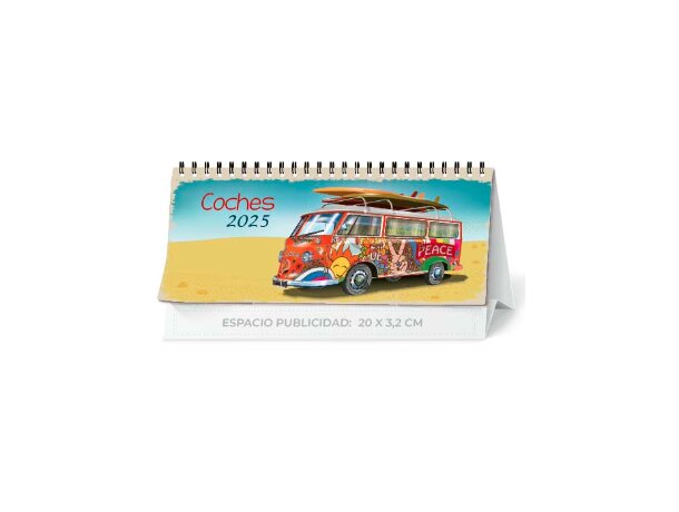 Calendario sobremesa para merchandising con 7 hojas detalle 7