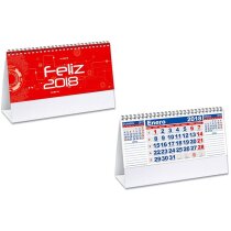 Calendario mensual notas de sobremesa grabada Calendario mensual notas de sobremesa grabada