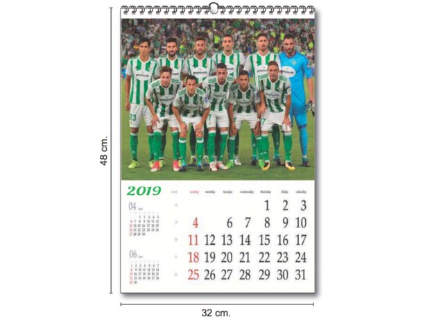 Calendarios De Pared Trimestrales 150 Grs 5 Hojas