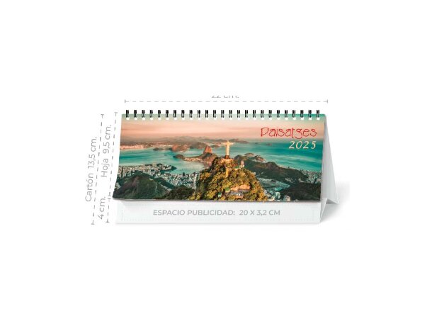 Calendario sobremesa para merchandising con 7 hojas detalle 19