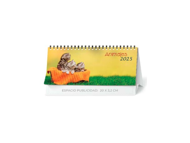 Calendario sobremesa para merchandising con 7 hojas detalle 4