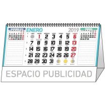 Calendario de sobremesa 13 hojas mensual notas Calendario de sobremesa 13 hojas mensual notas
