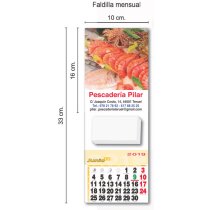 Calendario iman para faldilla mensual