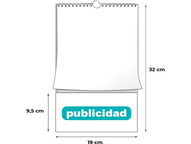 Calendario de cocina con wireo detalle 1