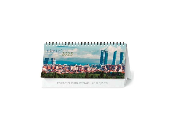 Calendario sobremesa para merchandising con 7 hojas detalle 16