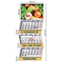 Calendario de pared con 3 meses vista personalizado Calendario de pared con 3 meses vista personalizado