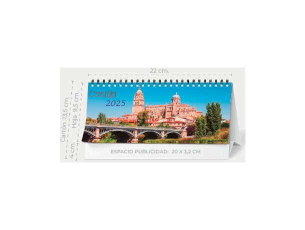 Calendario sobremesa para merchandising con 7 hojas detalle 13