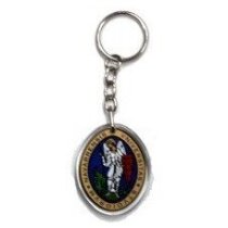 Llavero ovalado de plástico personalizado Llavero ovalado de plástico personalizado