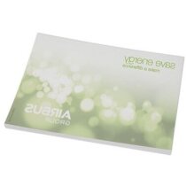 Bloc de notas adhesivas con papel reciclado personalizada Bloc de notas adhesivas con papel reciclado personalizada